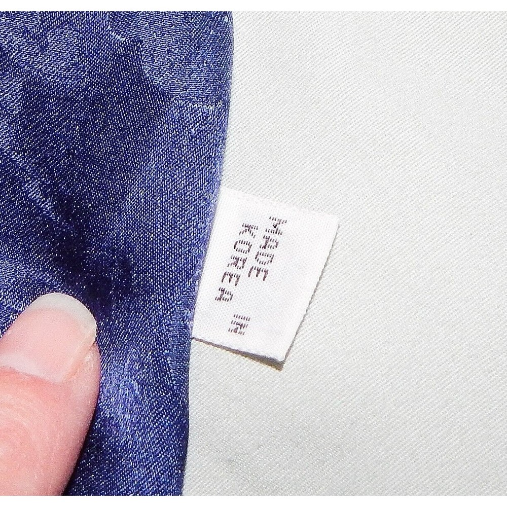 Ricki Freeman For Teri Jon Floral Silk Scarf Navy Red Gold Plaid Korea - Picture 12 of 16